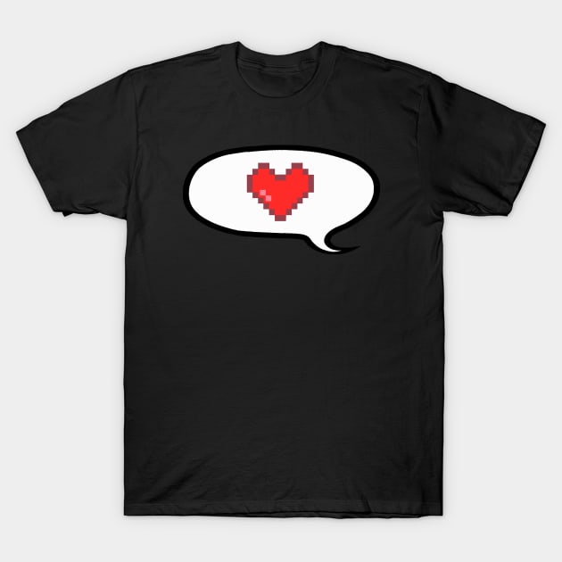 <3 T-Shirt by lovelyladyartist